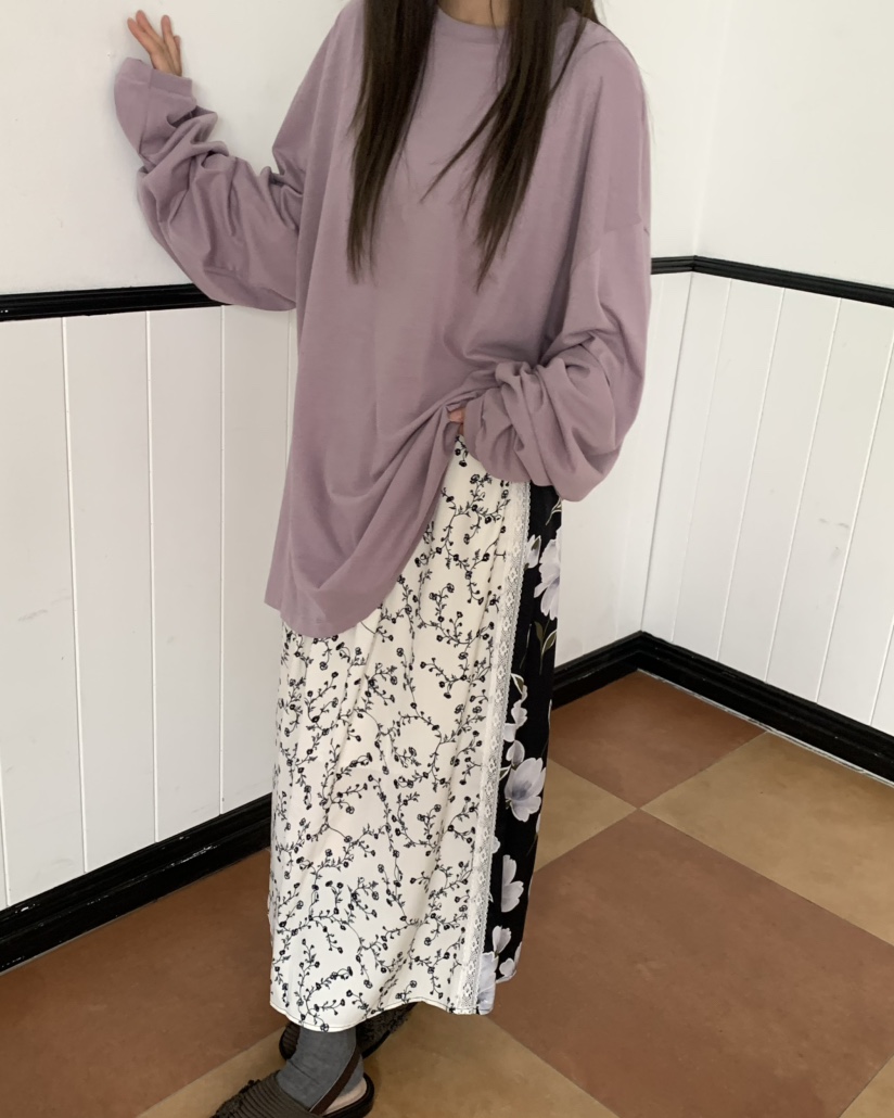 PEBBLE東大門㊣實拍女士新品職業真品推薦時尚休閑人氣長裙PEBBLE/LAYER長裙
