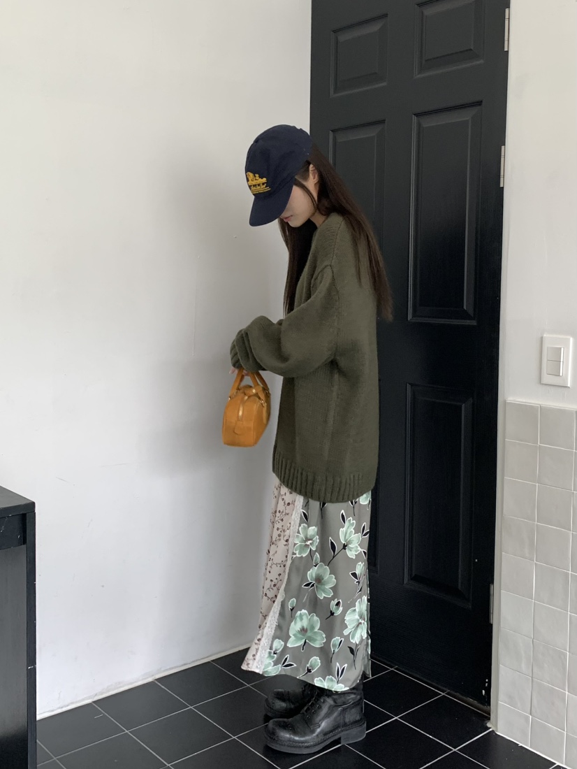 PEBBLE東大門㊣實拍女士新品職業真品推薦時尚休閑人氣長裙PEBBLE/LAYER長裙