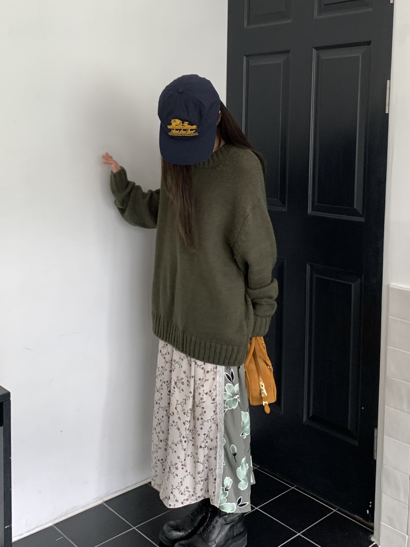 PEBBLE東大門㊣實拍女士新品職業真品推薦時尚休閑人氣長裙PEBBLE/LAYER長裙