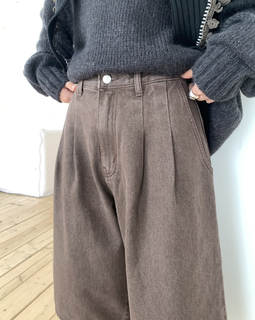 PEBBLE東大門㊣直郵女裝新款熱賣人氣推薦真品時尚25秋冬短褲PEBBLE/LAYER短褲