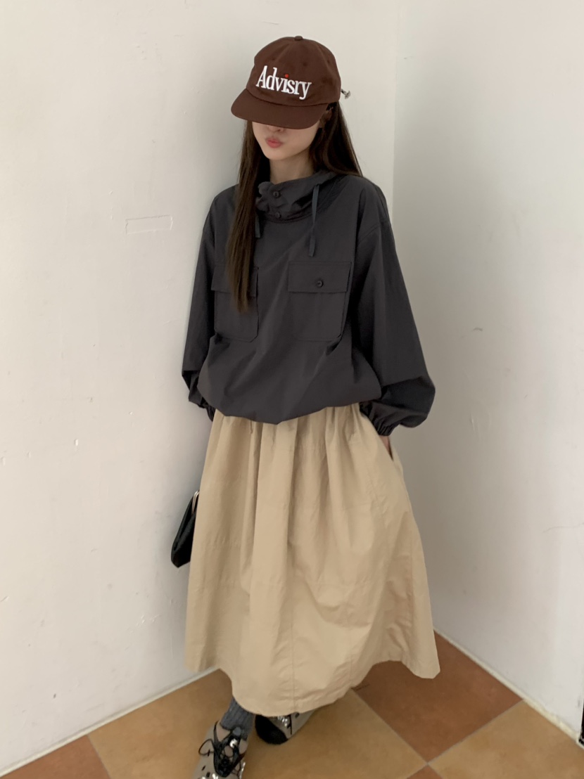 PEBBLE東大門㊣實拍女裝新款休閑推薦真品25秋冬人氣熱賣衛衣PEBBLE/LAYER衛衣