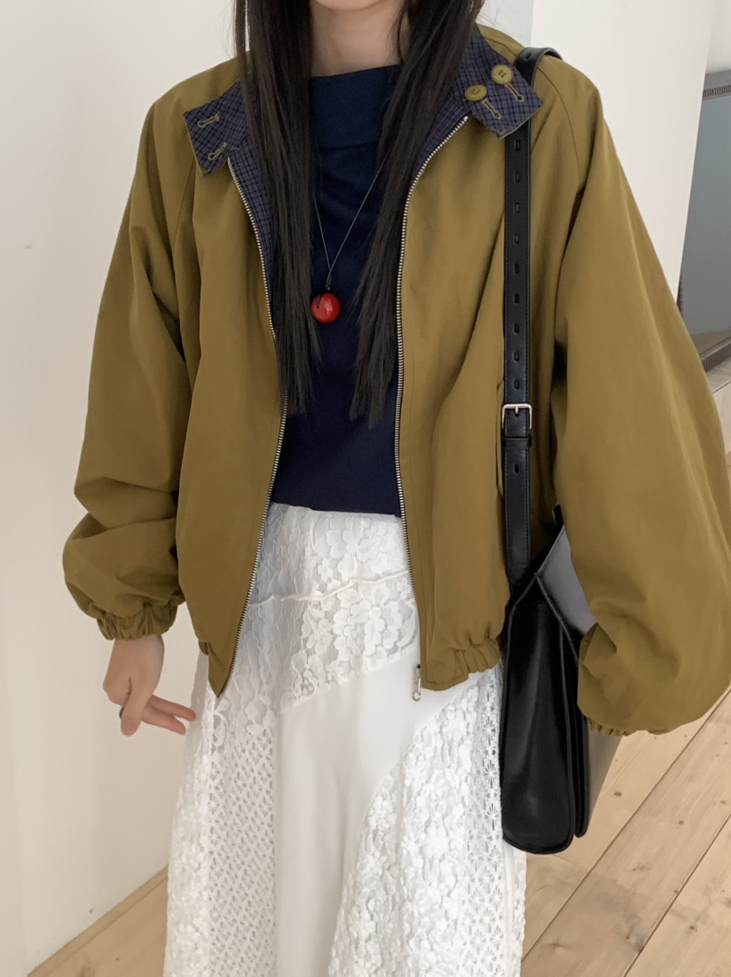 PEBBLE韓國代購㊣女裝新款25秋冬真品休閑職業人氣時尚夾克PEBBLE/LAYER夾克