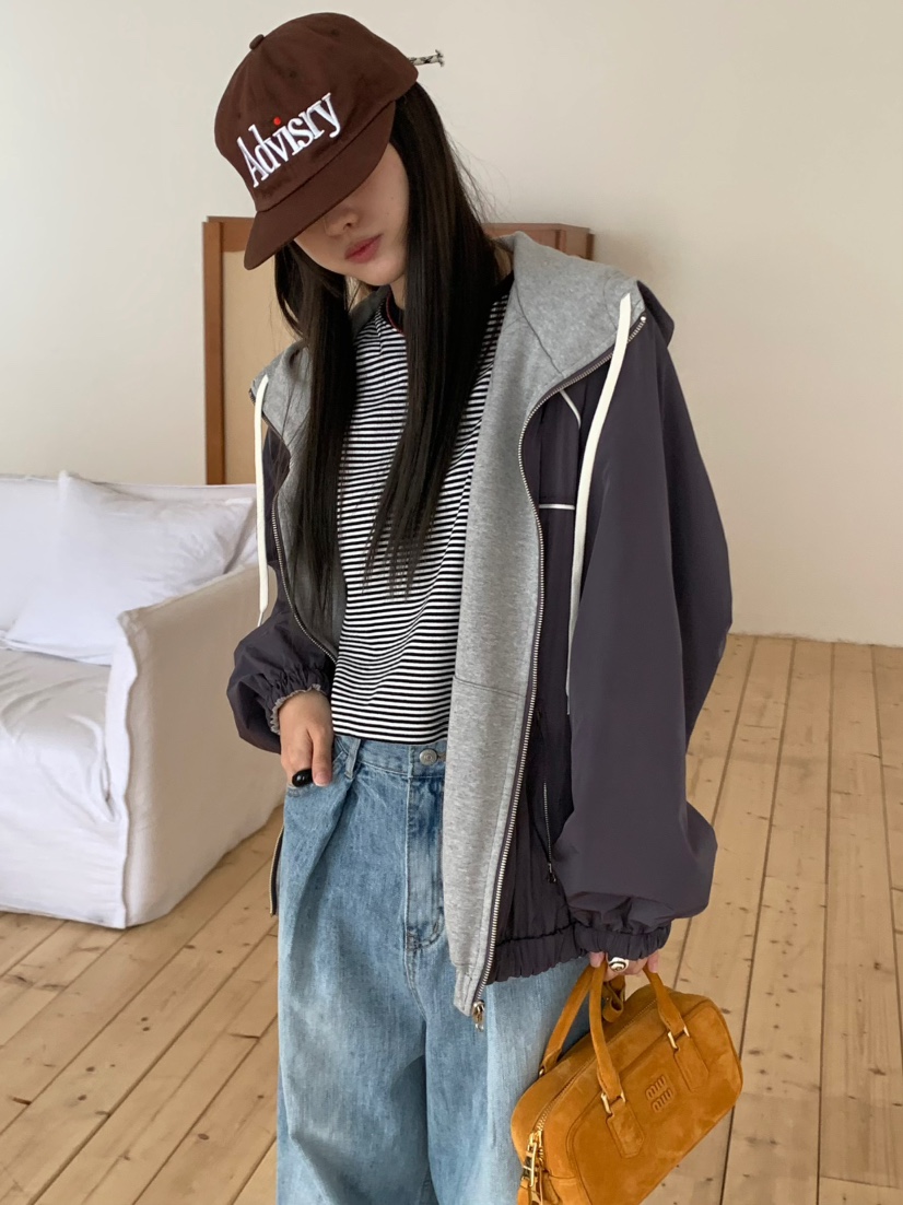 PEBBLE東大門㊣實拍女士新款熱賣25秋冬真品人氣時尚休閑夾克PEBBLE/LAYER夾克