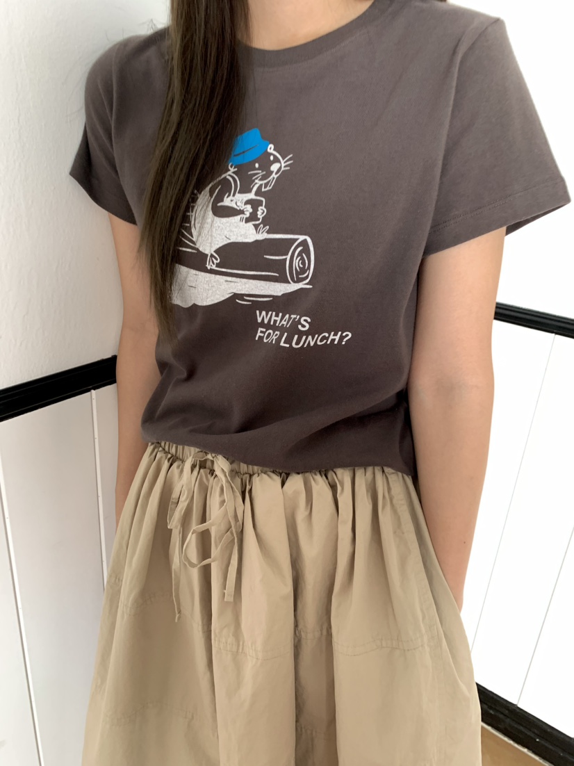 PEBBLE東大門㊣直郵女裝新款推薦真品熱賣職業時尚休閑25秋冬T恤PEBBLE/LAYERT恤