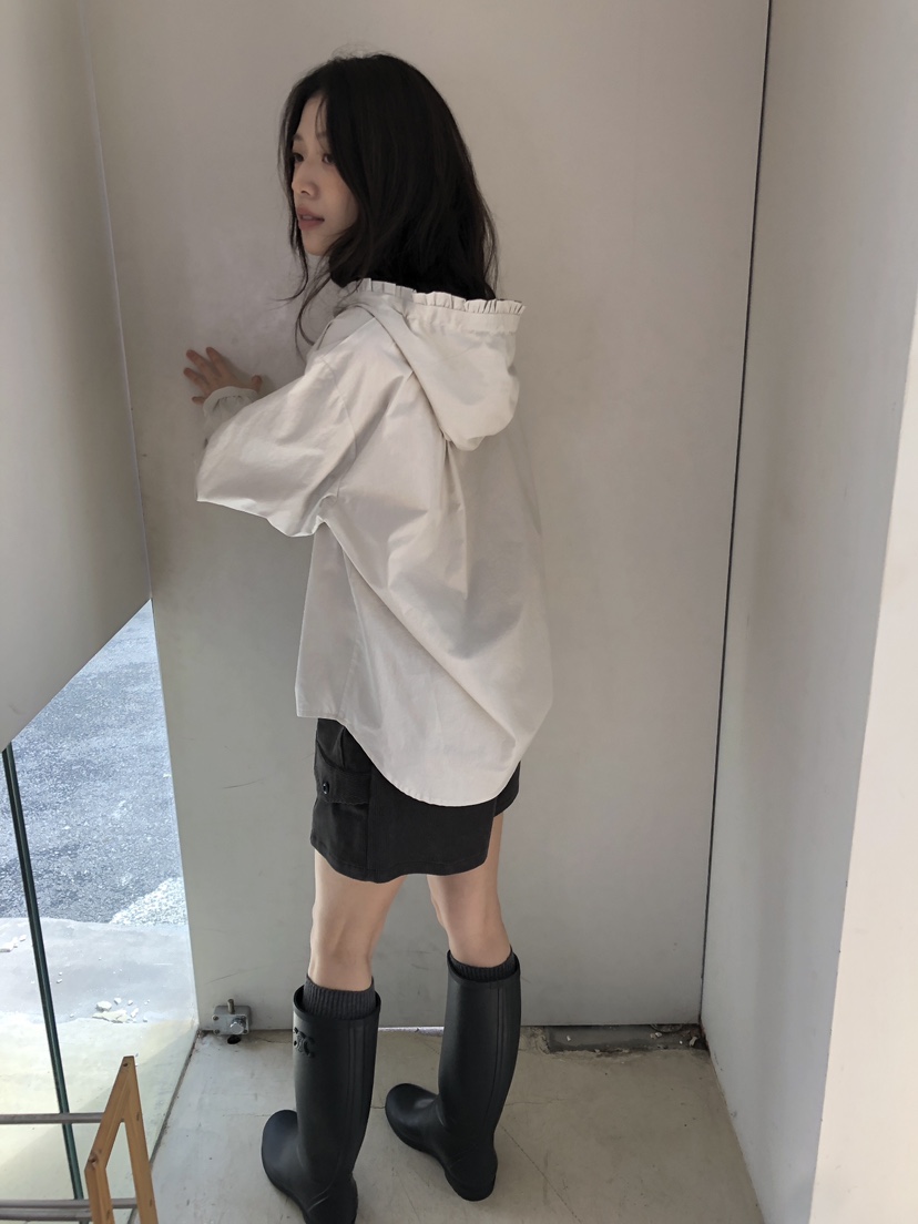 ERUME東大門㊣代購女裝新品人氣職業真品休閑襯衫蕾絲衫兜帽ERUME襯衫/蕾絲衫