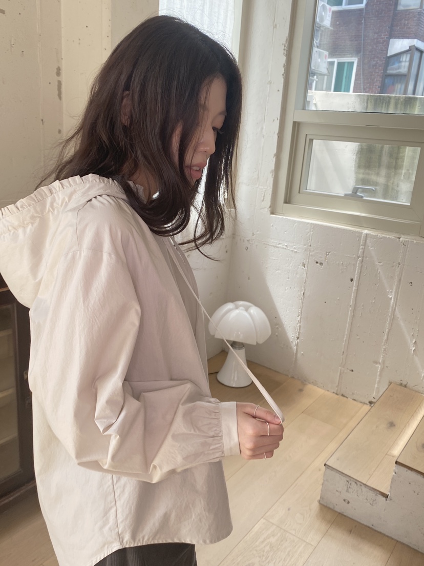 ERUME東大門㊣代購女裝新品人氣職業真品休閑襯衫蕾絲衫兜帽ERUME襯衫/蕾絲衫