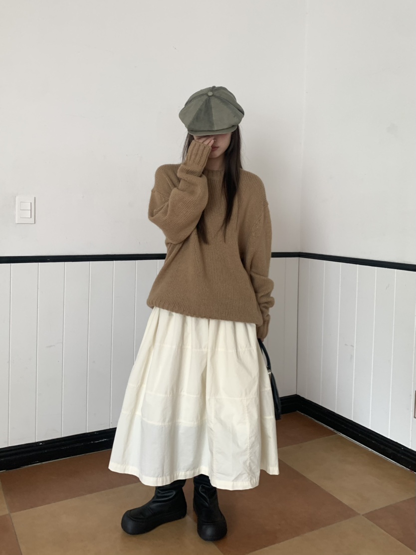 PEBBLE東大門㊣直郵女士新款真品時尚人氣休閑針織衫馬海毛PEBBLE/LAYER針織衫