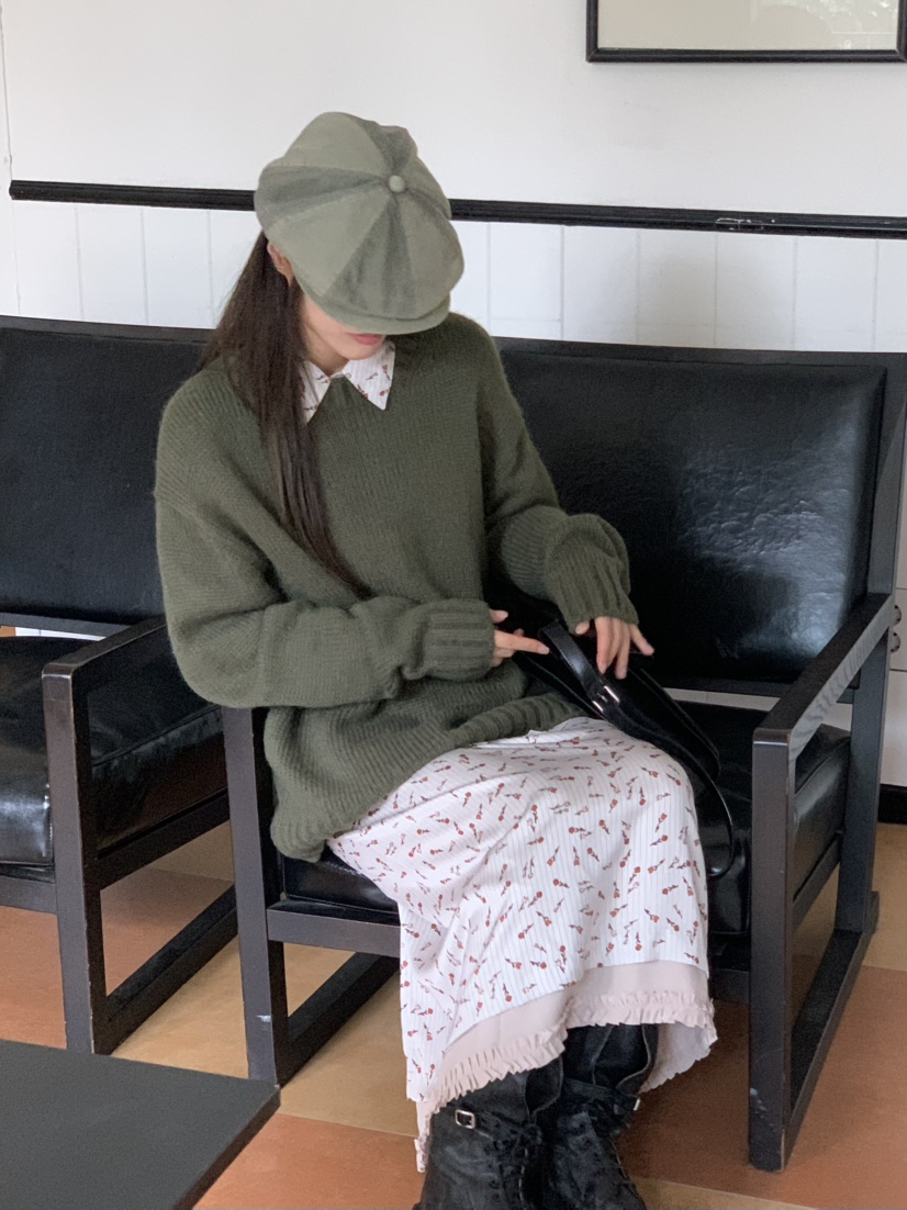 PEBBLE東大門㊣實拍女士新品推薦人氣休閑職業熱賣襯衫蕾絲衫PEBBLE/LAYER襯衫/蕾絲衫