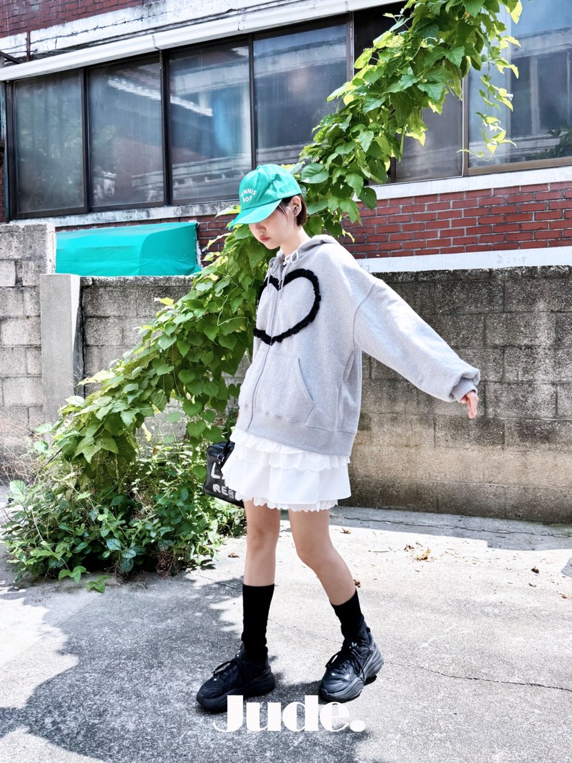 HEYJUDE東大門㊣實拍女士新款人氣熱賣時尚職業夾克連帽拉鏈衫HEYJUDE夾克