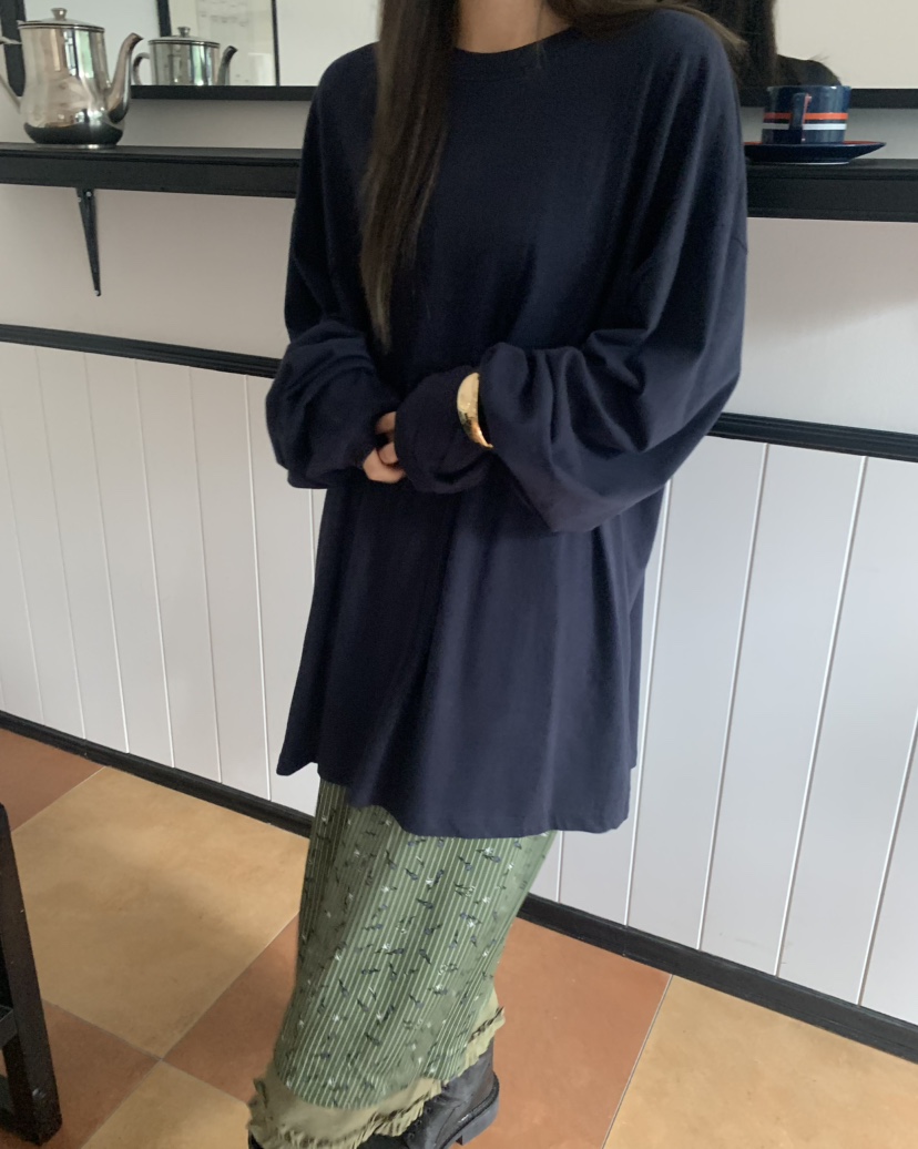 PEBBLE東大門㊣直郵女士新款休閑職業真品25秋冬時尚熱賣長裙PEBBLE/LAYER長裙
