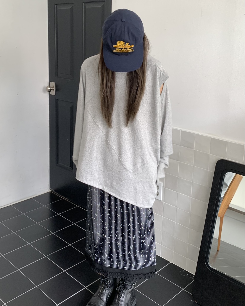 PEBBLE東大門㊣直郵女士新款休閑職業真品25秋冬時尚熱賣長裙PEBBLE/LAYER長裙