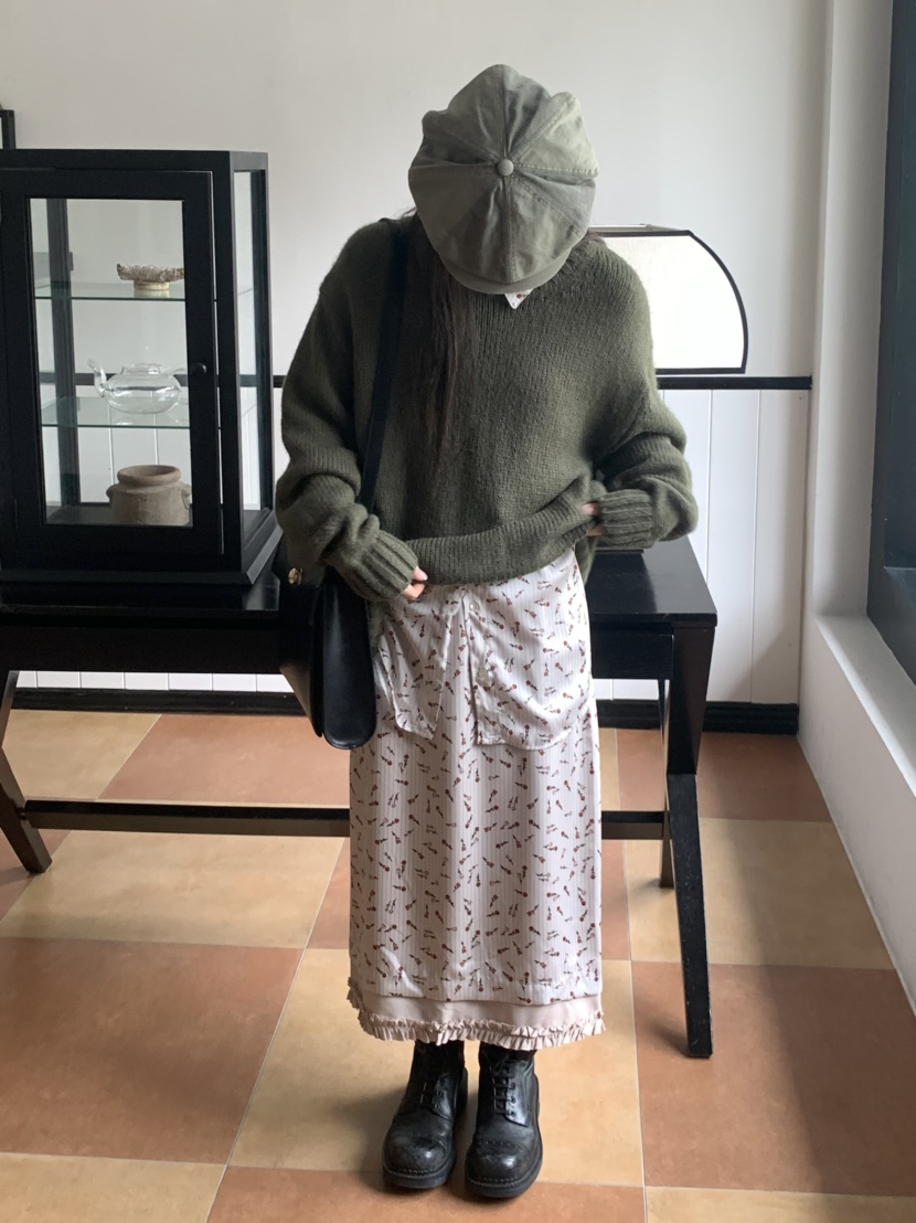 PEBBLE東大門㊣直郵女士新款休閑職業真品25秋冬時尚熱賣長裙PEBBLE/LAYER長裙