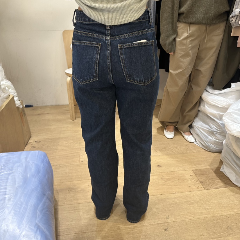 FOREST韓國代購㊣女裝新品25秋冬休閑真品職業推薦熱賣牛仔褲FOREST牛仔褲