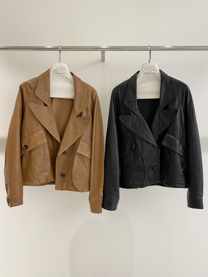 1968東大門㊣實拍女士新品職業真品25秋冬休閑夾克口袋皮革1968/YEOUYA夾克
