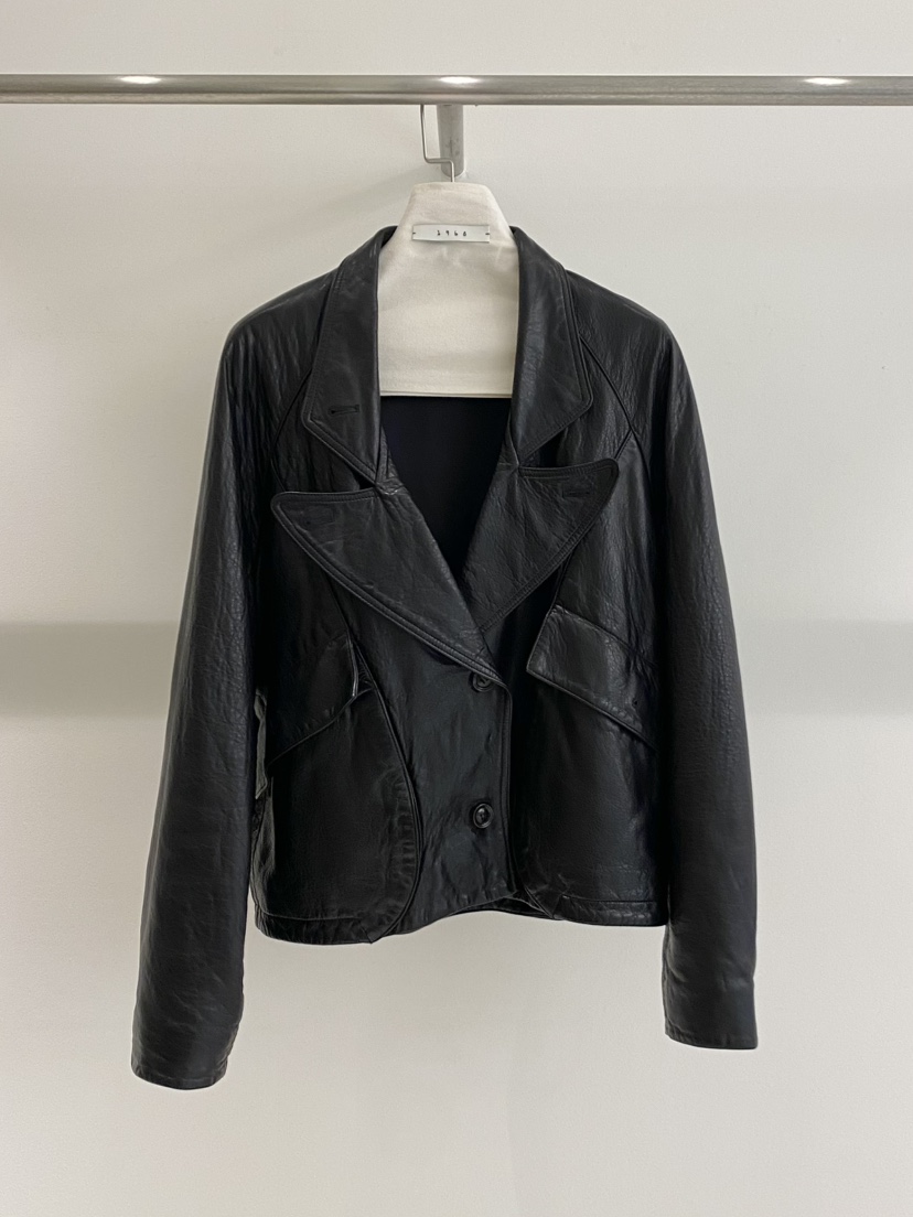 1968東大門㊣實拍女士新品職業真品25秋冬休閑夾克口袋皮革1968/YEOUYA夾克圖色2