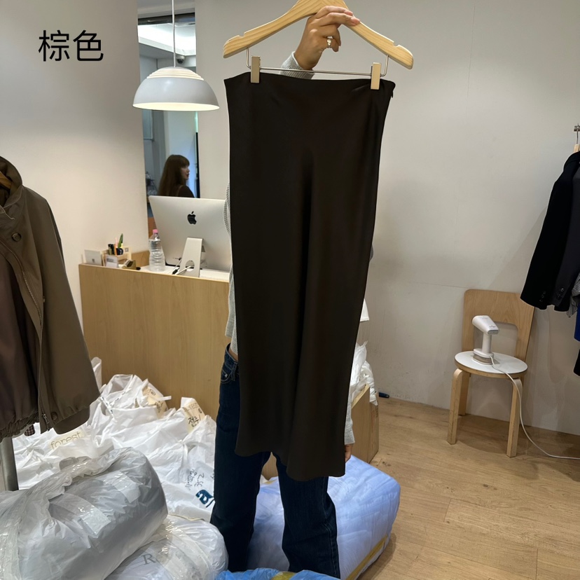 FOREST韓國直郵㊣女裝新款時尚職業熱賣人氣25秋冬真品長裙FOREST長裙圖色3