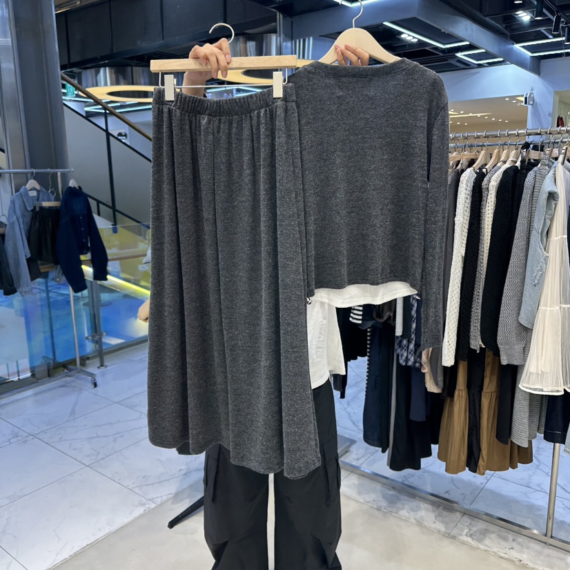 HOT PLACE東大門㊣直郵女裝新品推薦休閑套裝套裝雙層開衫HOT PLACE/DREAM GIRIS套裝