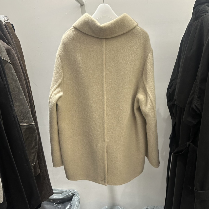 GALLERY-P韓國直郵㊣女裝新款推薦中長款大衣手工制作口袋GALLERY中長款大衣