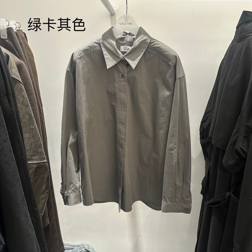 GALLERY-P東大門㊣直郵女士新款25秋冬職業休閑襯衫蕾絲衫GALLERY襯衫/蕾絲衫圖色2