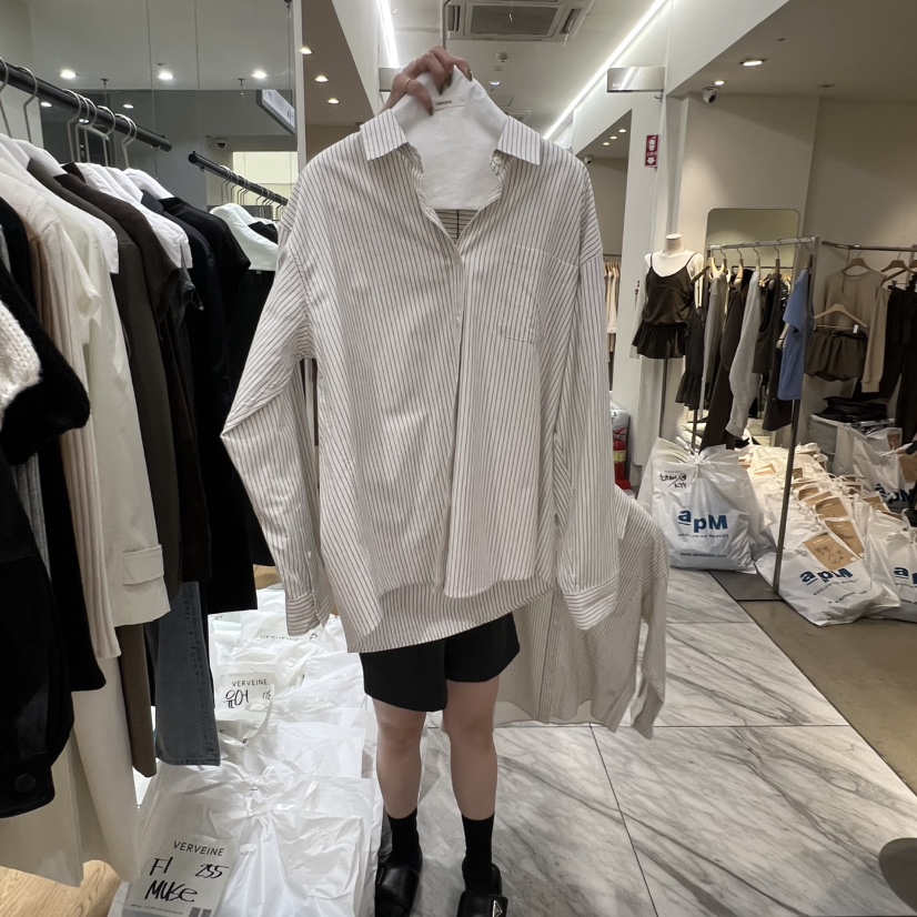 VERVEINE東大門㊣直郵女士新品熱賣休閑時尚推薦襯衫蕾絲衫VERVEINE襯衫/蕾絲衫圖色2
