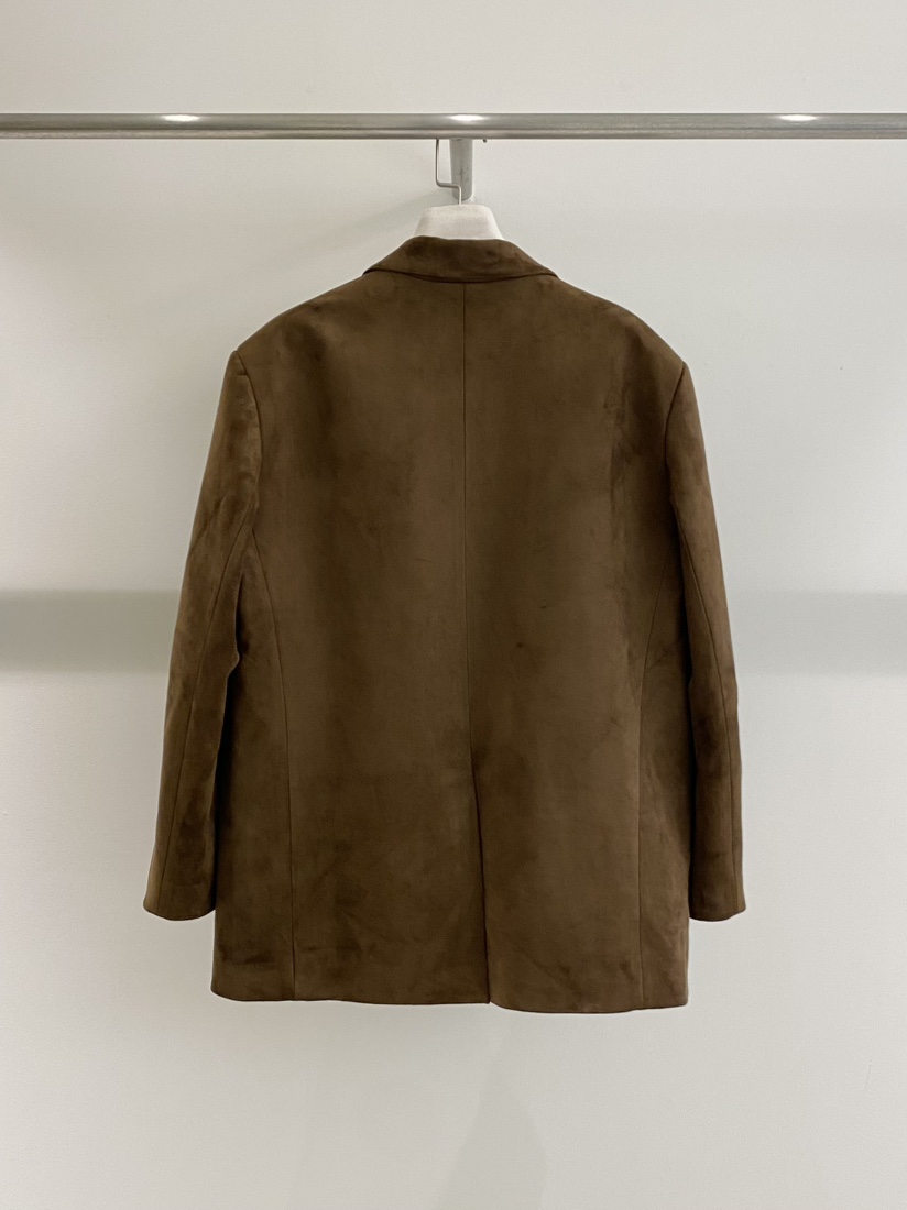 1968東大門㊣實拍女士新品25秋冬真品職業人氣夾克絨面革紐扣1968/YEOUYA夾克