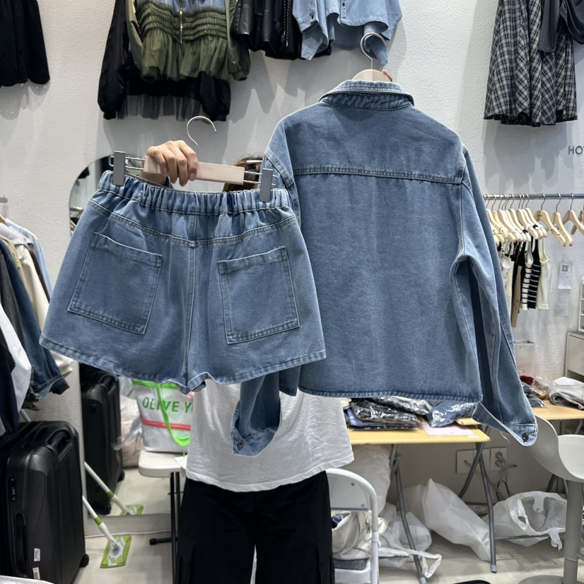HOT PLACE東大門㊣代購女裝新品休閑時尚人氣套裝兩件套口袋HOT PLACE/DREAM GIRIS套裝
