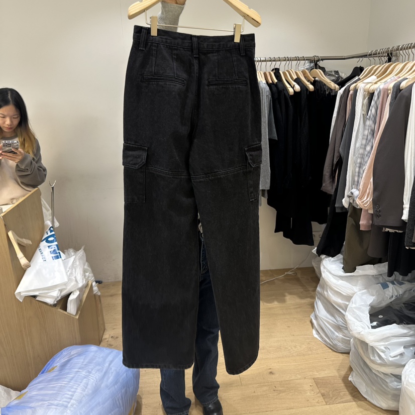 FOREST韓國代購㊣女士新款時尚休閑推薦熱賣職業休閑褲工裝FOREST休閑褲