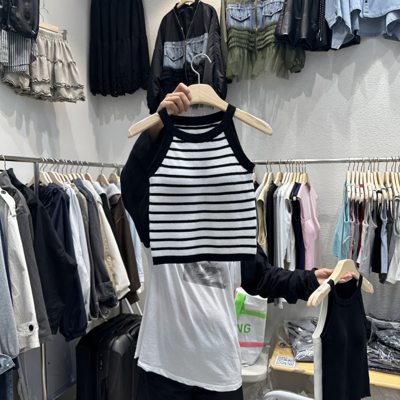 HOT PLACE東大門㊣代購女裝新品25秋冬休閑真品職業吊帶背心HOT PLACE/DREAM GIRIS吊帶/背心圖色2