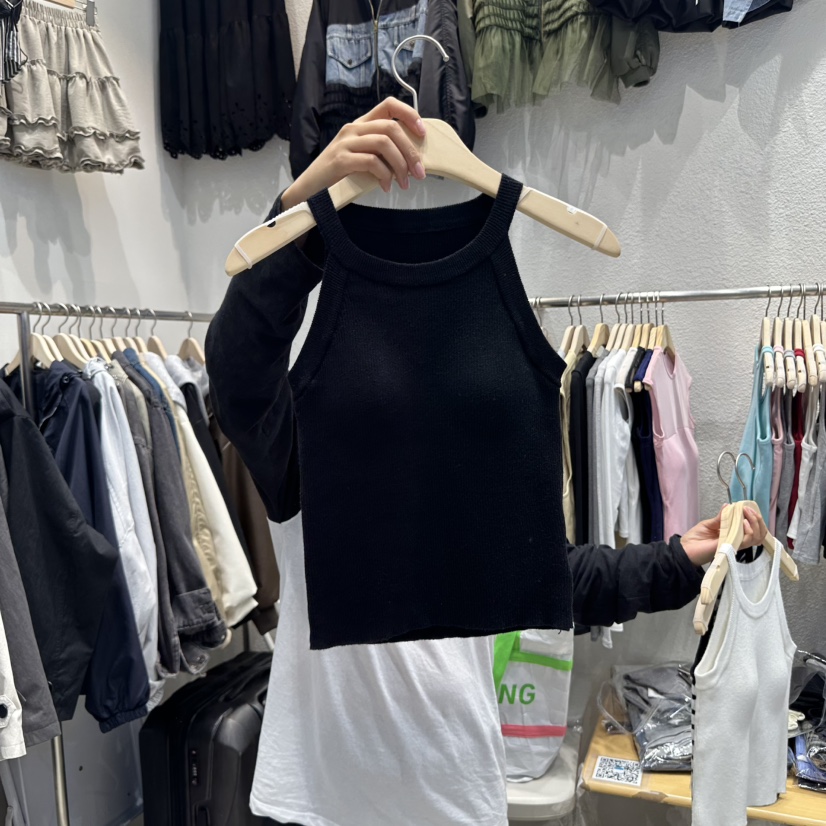 HOT PLACE東大門㊣代購女裝新品25秋冬休閑真品職業吊帶背心HOT PLACE/DREAM GIRIS吊帶/背心圖色3