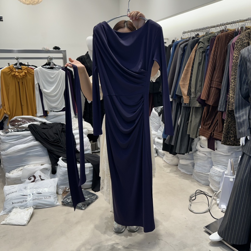 SENSIBLE-S東大門㊣實拍女士新品休閑熱賣25秋冬職業連衣裙SENSIBLE連衣裙圖色3