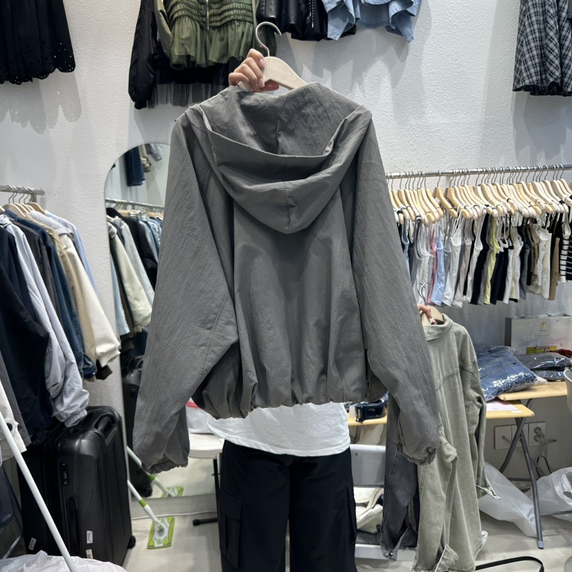 HOT PLACE韓國直郵㊣女裝新品真品人氣職業時尚休閑夾克連帽HOT PLACE/DREAM GIRIS夾克