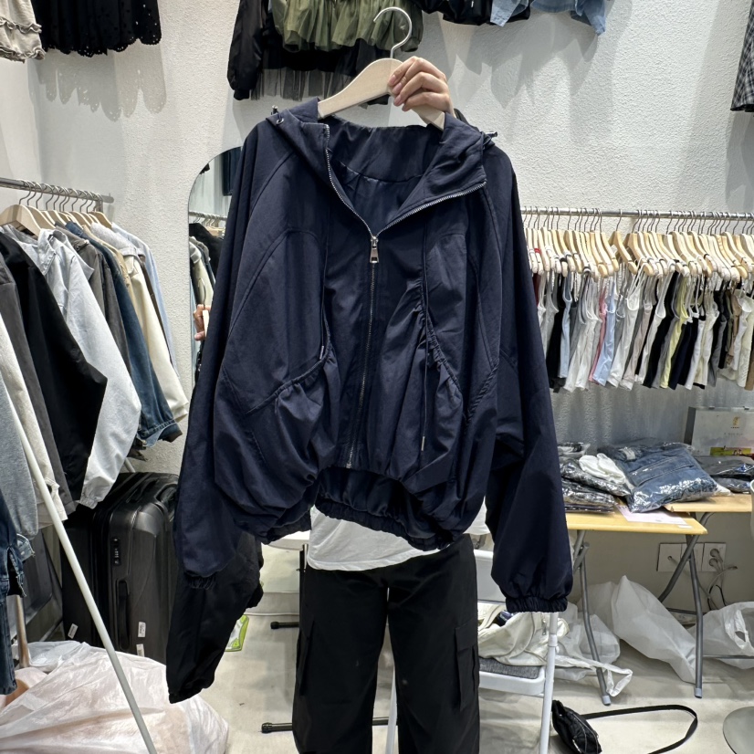 HOT PLACE韓國直郵㊣女裝新品真品人氣職業時尚休閑夾克連帽HOT PLACE/DREAM GIRIS夾克圖色3
