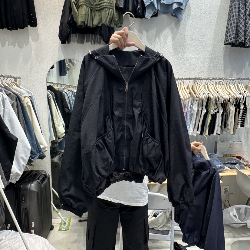 HOT PLACE韓國直郵㊣女裝新品真品人氣職業時尚休閑夾克連帽HOT PLACE/DREAM GIRIS夾克圖色4