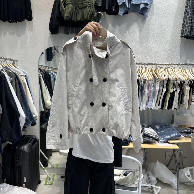 HOT PLACE韓國代購㊣女裝新品休閑熱賣職業真品時尚25秋冬夾克HOT PLACE/DREAM GIRIS夾克圖色2
