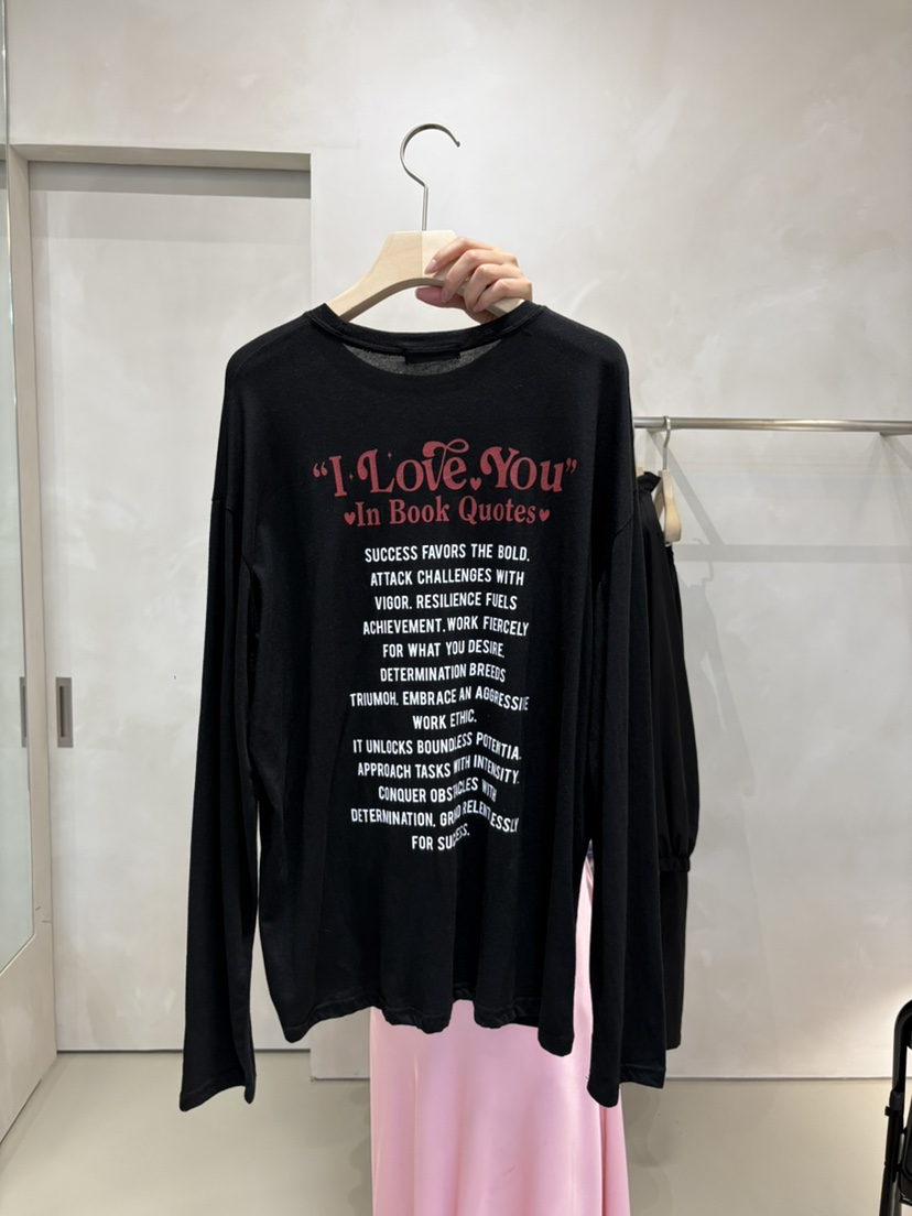 LIVE AID-P東大門㊣實拍女士新品真品時尚25秋冬人氣長袖T恤LIVE AID-P長袖T恤圖色4