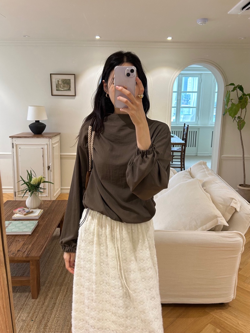 ME MO韓國代購㊣女裝新品休閑推薦人氣25秋冬真品襯衫蕾絲衫ME MO襯衫/蕾絲衫
