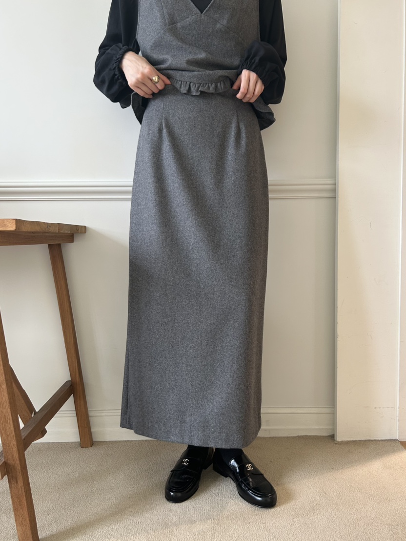 ME MO東大門㊣代購女士新款職業時尚真品推薦人氣25秋冬長裙ME MO長裙圖色1