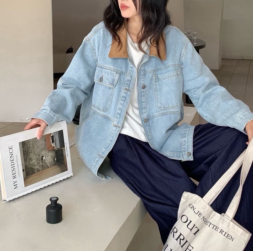 MILK TEA東大門㊣實拍女士新款休閑推薦熱賣時尚25秋冬夾克MILK TEA夾克