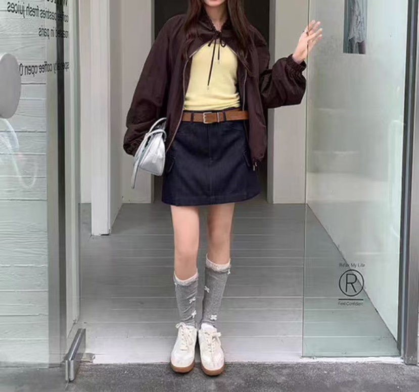 MILK TEA東大門㊣實拍女裝新品熱賣真品人氣休閑時尚職業短裙MILK TEA短裙