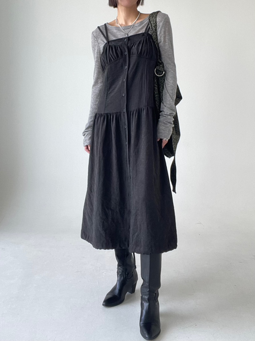 REIZ東大門㊣實拍女士新品25秋冬推薦職業休閑時尚連衣裙緊身REIZ連衣裙