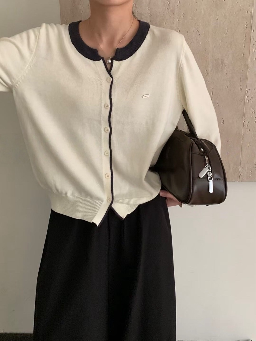 MILK TEA韓國直郵㊣女士新品真品25秋冬熱賣推薦人氣針織衫MILK TEA針織衫