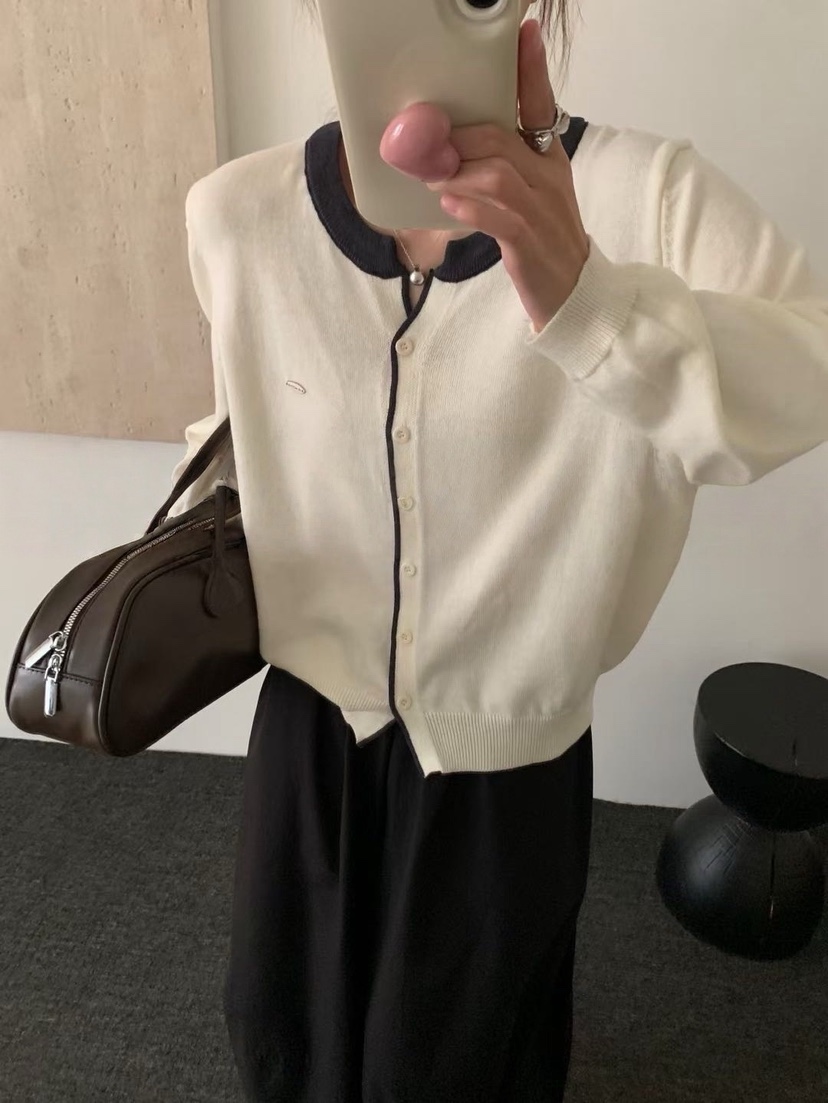MILK TEA韓國直郵㊣女士新品真品25秋冬熱賣推薦人氣針織衫MILK TEA針織衫