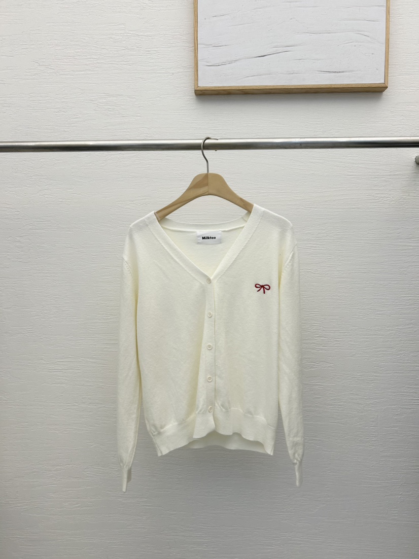 MILK TEA東大門㊣實拍女士新款真品休閑25秋冬熱賣推薦針織衫MILK TEA針織衫圖色1