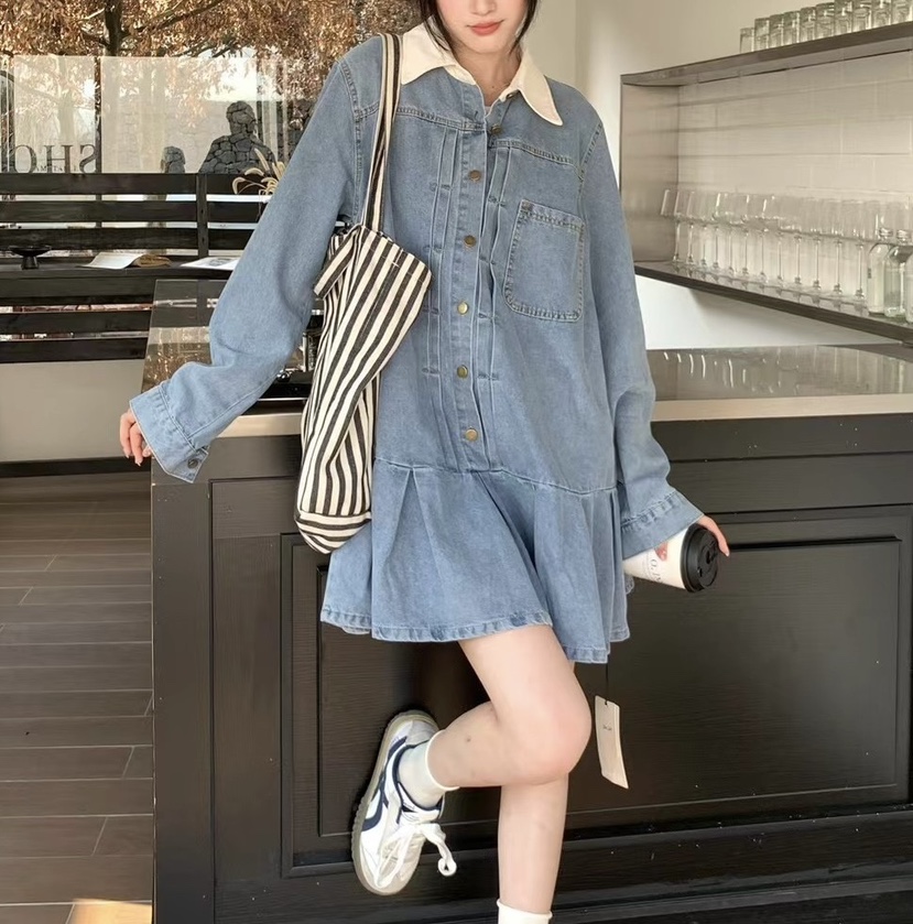 MILK TEA東大門㊣直郵女士新品真品推薦熱賣職業25秋冬連衣裙MILK TEA連衣裙