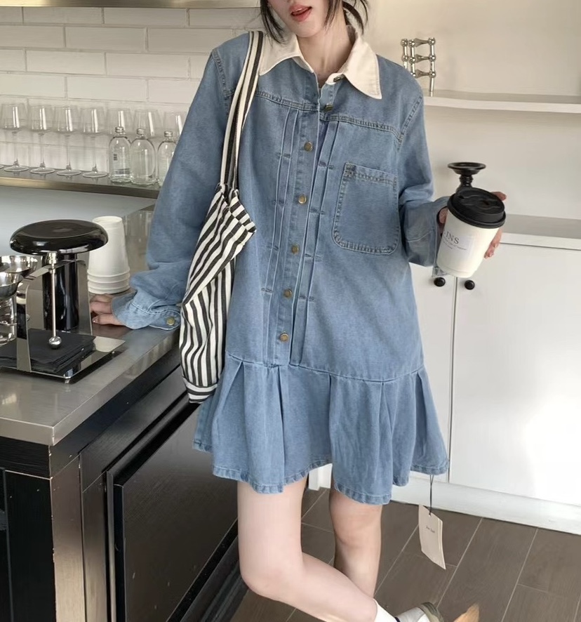 MILK TEA東大門㊣直郵女士新品真品推薦熱賣職業25秋冬連衣裙MILK TEA連衣裙