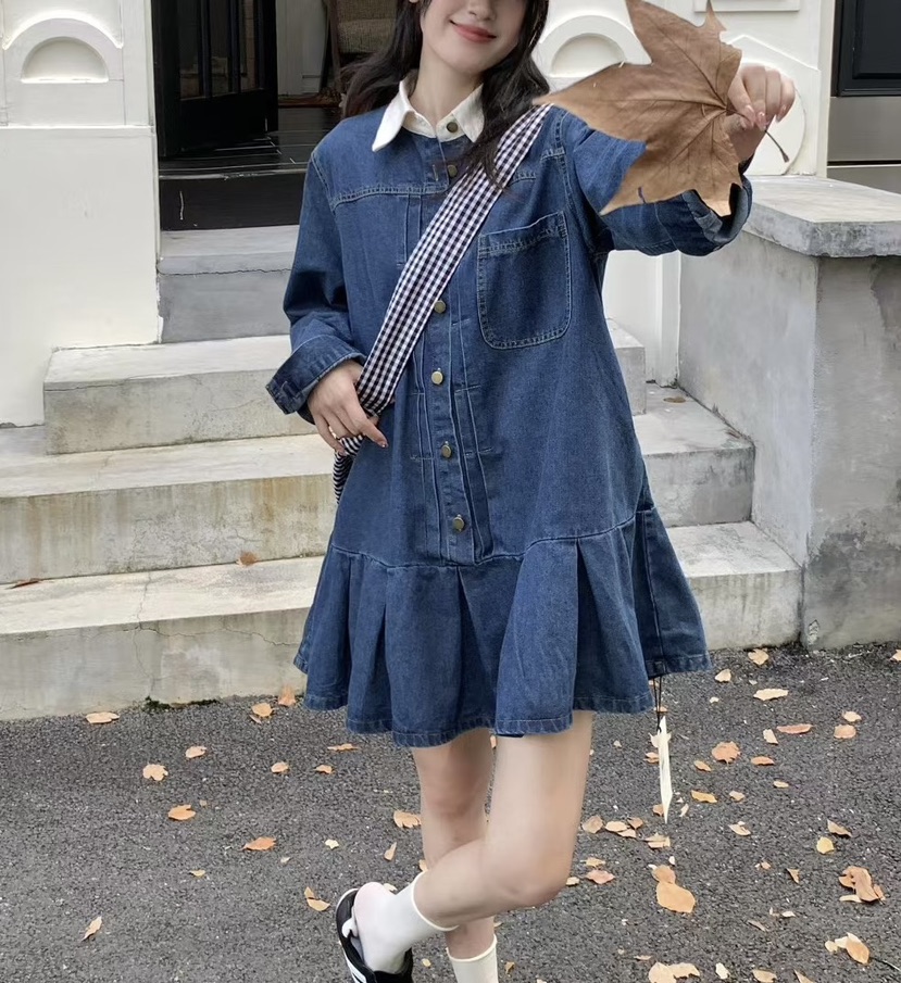 MILK TEA東大門㊣直郵女士新品真品推薦熱賣職業25秋冬連衣裙MILK TEA連衣裙