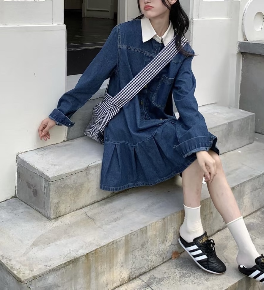MILK TEA東大門㊣直郵女士新品真品推薦熱賣職業25秋冬連衣裙MILK TEA連衣裙
