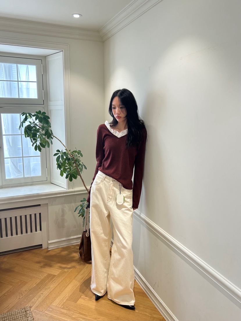 ME MO韓國代購㊣女裝新品真品人氣推薦職業熱賣時尚針織衫ME MO針織衫