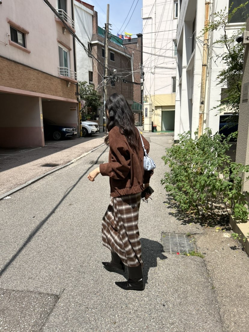 ME MO東大門㊣代購女裝新品時尚推薦25秋冬熱賣夾克絨面革ME MO夾克