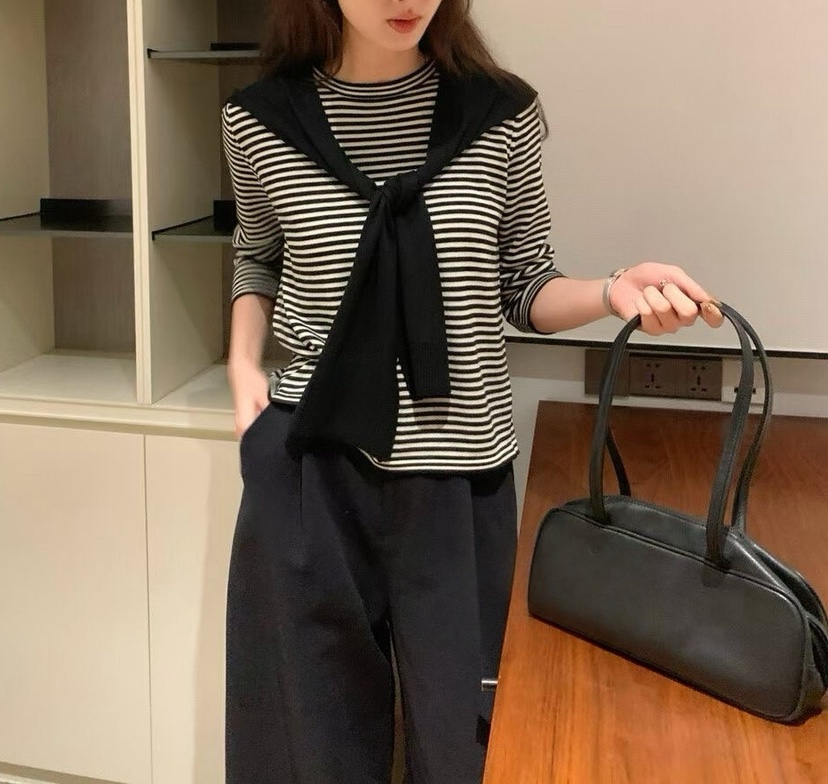MILK TEA東大門㊣實拍女裝新品熱賣職業休閑真品時尚針織衫MILK TEA針織衫
